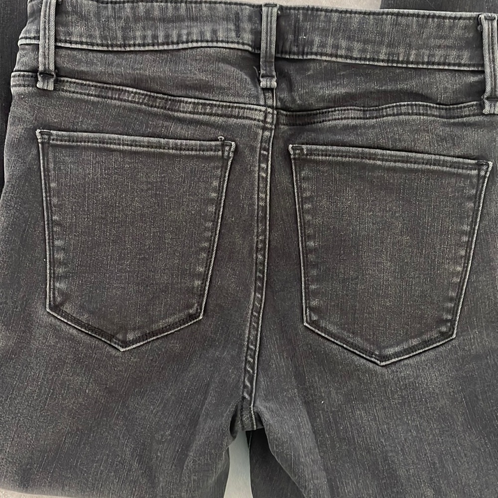 Abercrombie & Fitch high rise super skinny ankle stretchy button fly size 27/4S - Picture 6 of 14